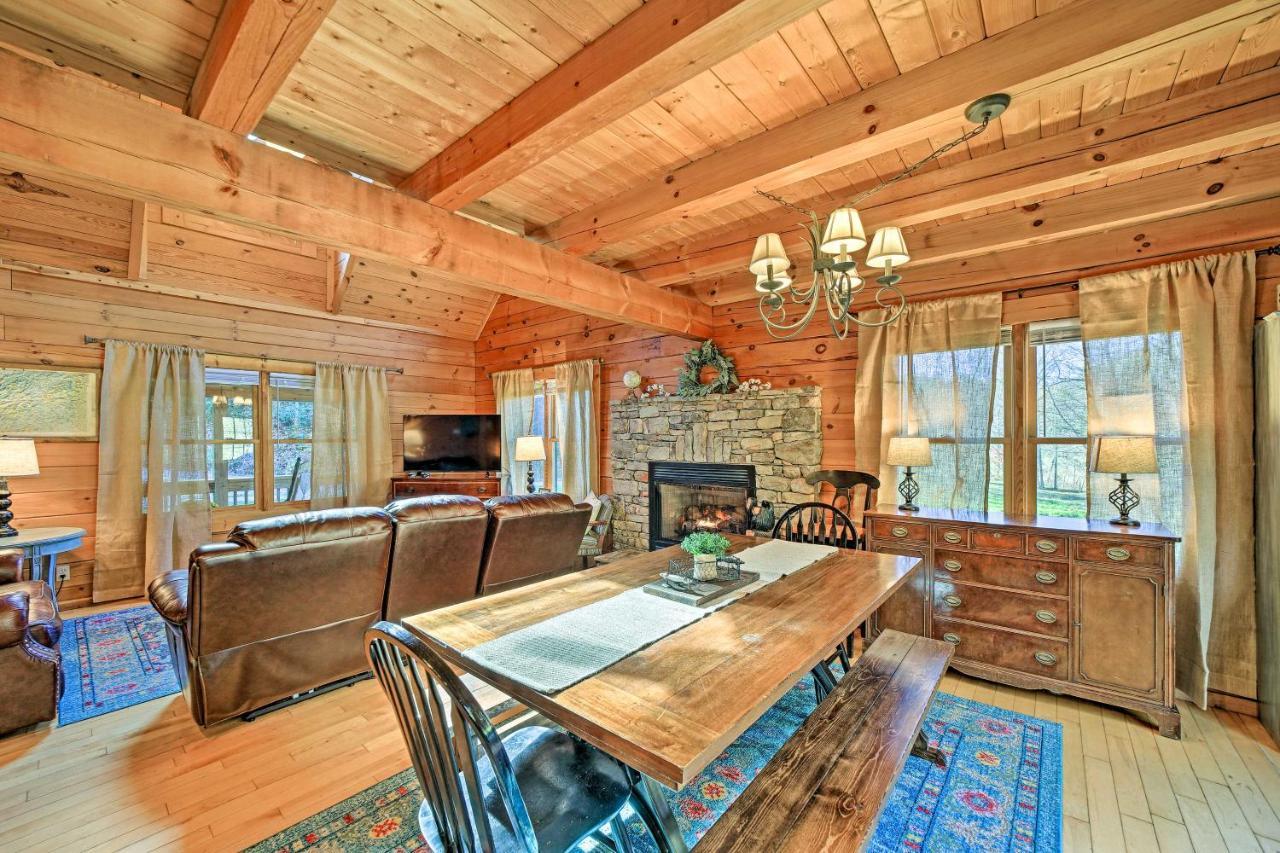 Creekside Bryson City Cabin With Private Hot Tub Экстерьер фото